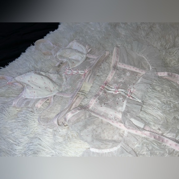 Two Piece For Love and Lemons Evie Longline Bra and Garter - Picture 8 of 13